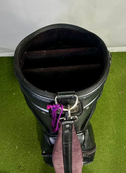 Big Bertha Callaway Staff Bag - 6 Dividers 6 Pockets- Black and White-Next Round