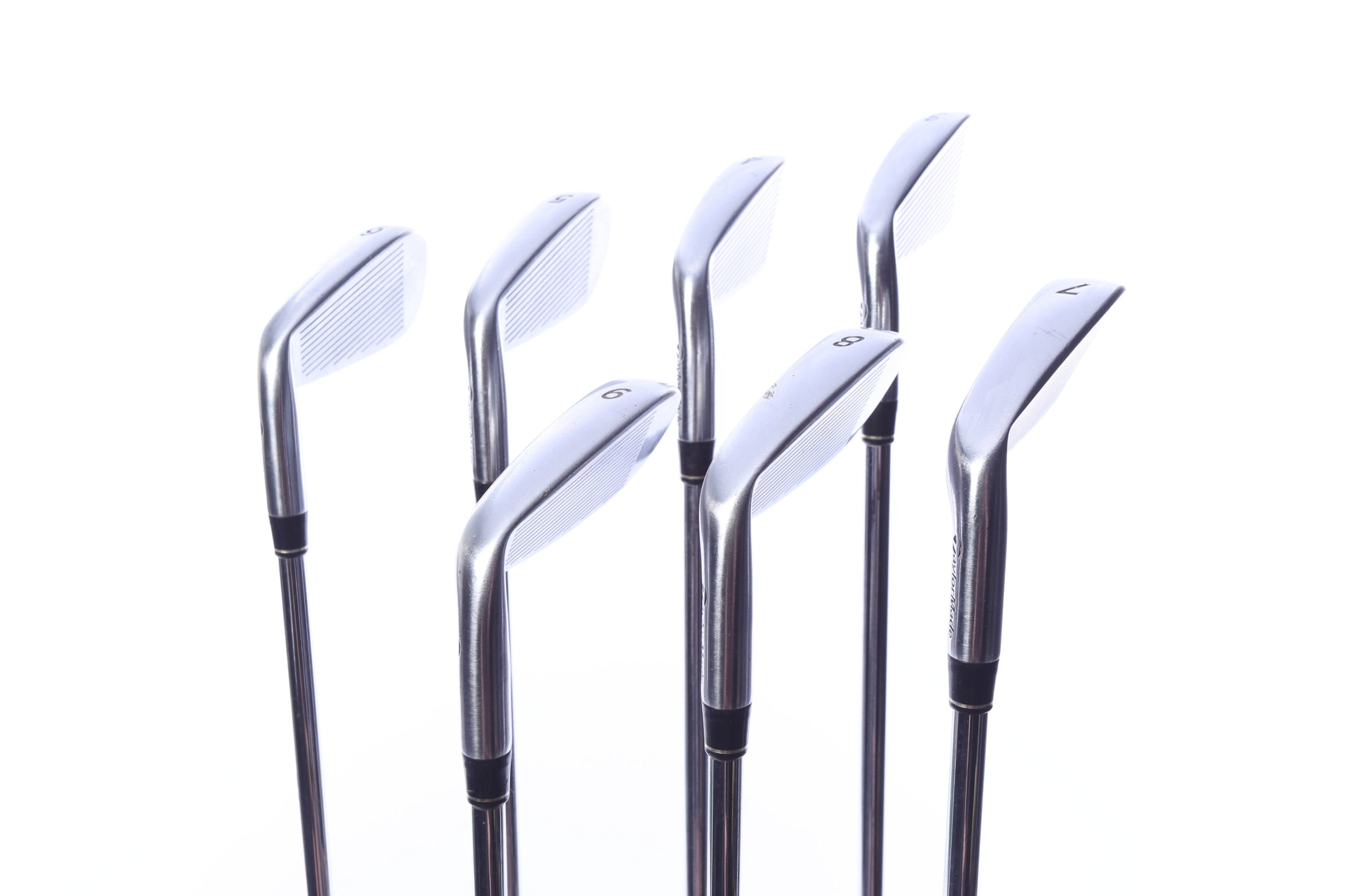 Used TaylorMade rac LT 2005 Iron Set - Right-Handed - 3-9 - Stiff Flex