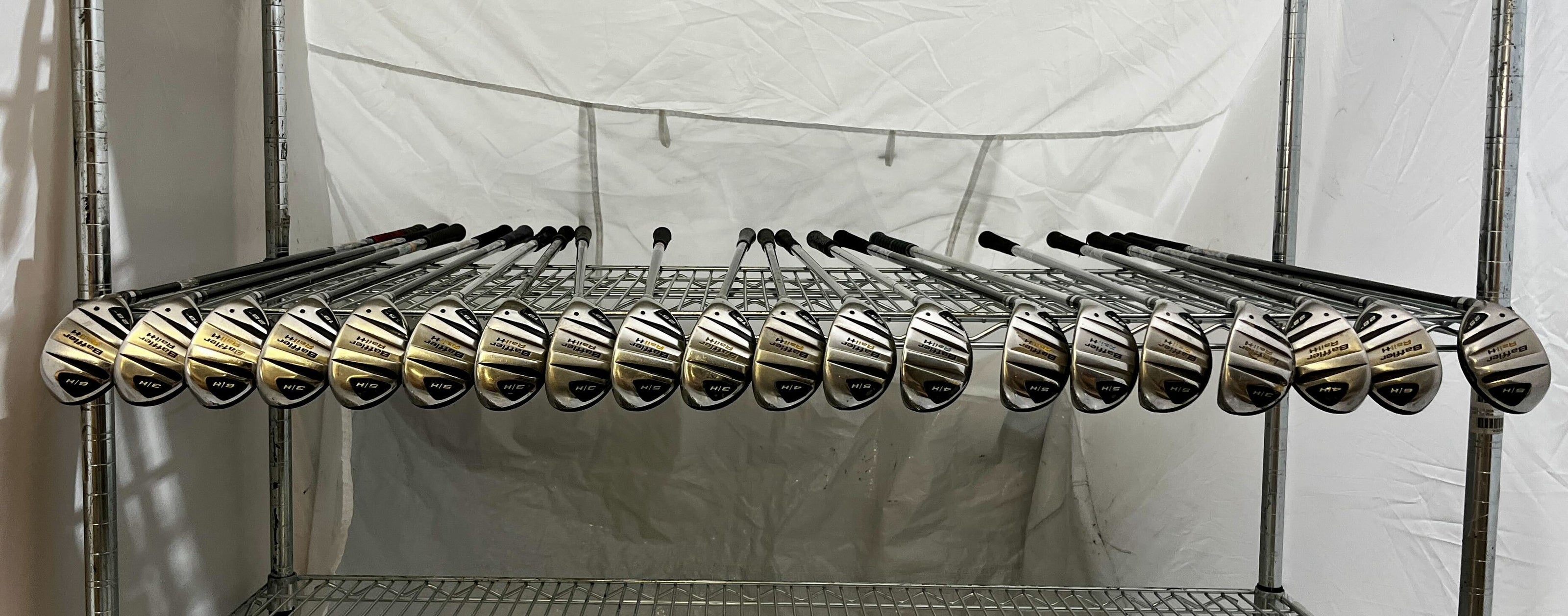Wholesale Lot of 20 Golf Clubs - Cobra Baffler Rail H Hybrids-Next Round