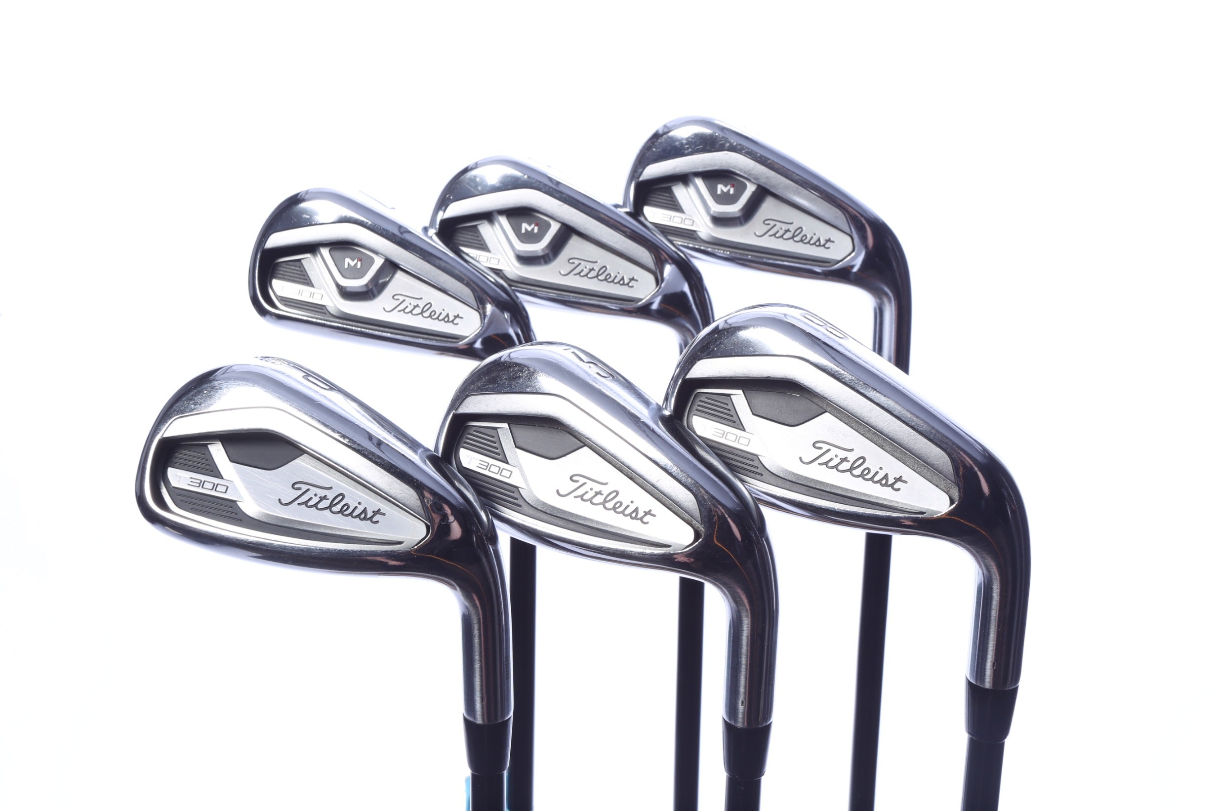Used Titleist 2021 T300 Iron Set - Left-Handed - 5-PW - Regular Flex
