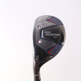 Used Callaway Big Bertha B21 5H Hybrid - Left-Handed - 24 Degrees - Ladies Flex-Next Round
