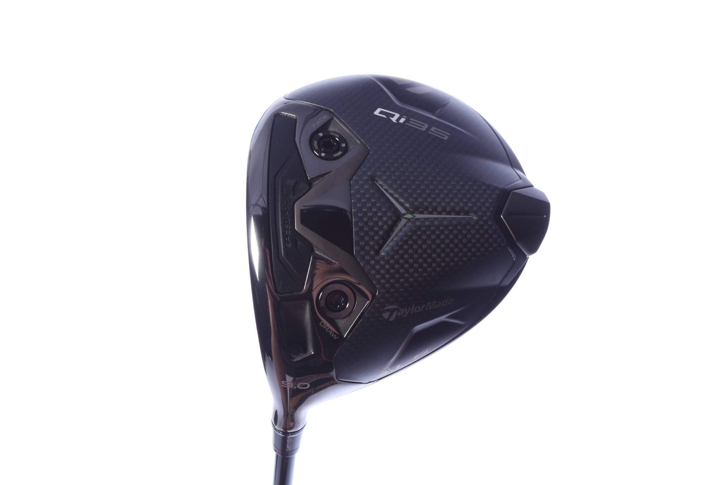Used TaylorMade Qi35 LS Driver - 9 Degrees - Stiff Flex Project X HZRDUS Smoke Red RDX - Left-Handed