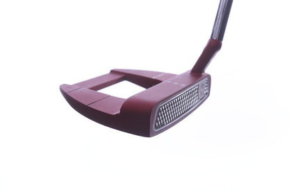 Used Odyssey O-Works Red Jailbird Mini S Putter - Right-Handed - 35 in - Mallet-Next Round