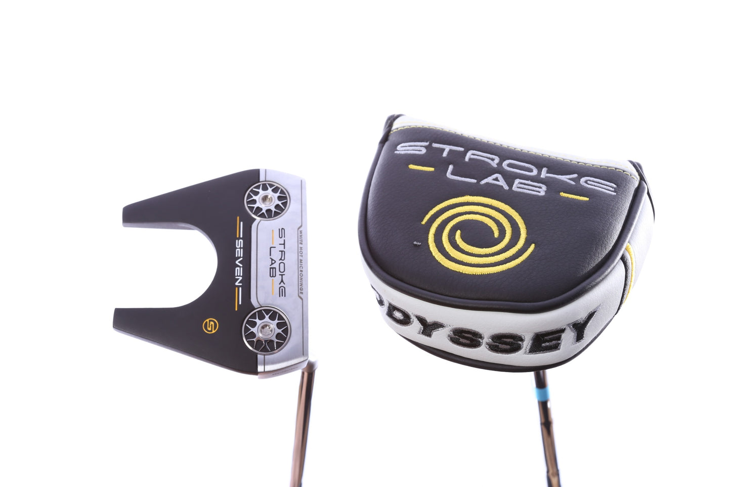 Used Odyssey Stroke Lab Black Seven S Putter - Right-Handed - 33 in - Mallet-Next Round