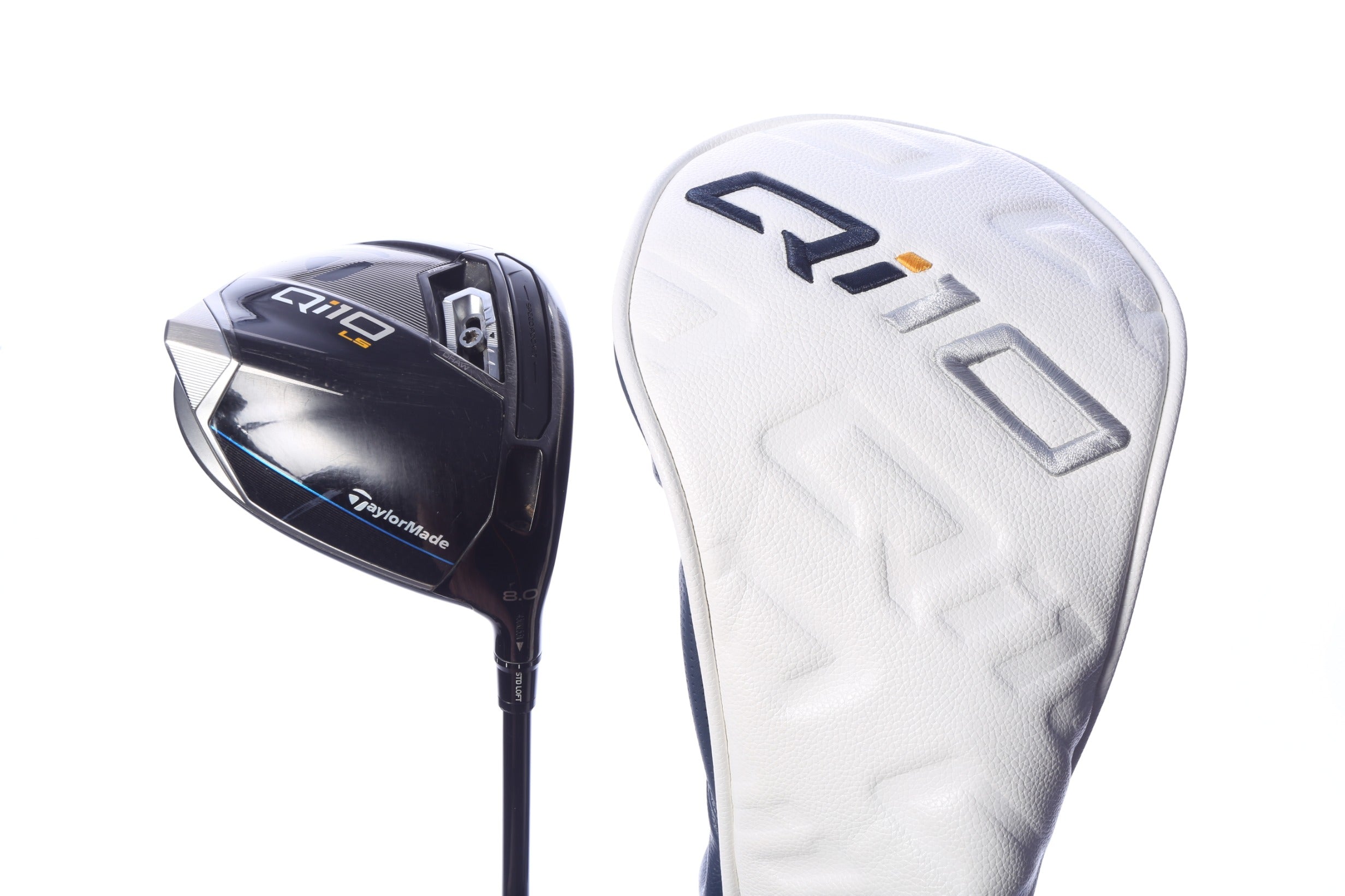 Used TaylorMade Qi10 LS Driver - 8 Degrees - Regular Flex Fujikura Ventus TR Blue - Right-Handed-Next Round