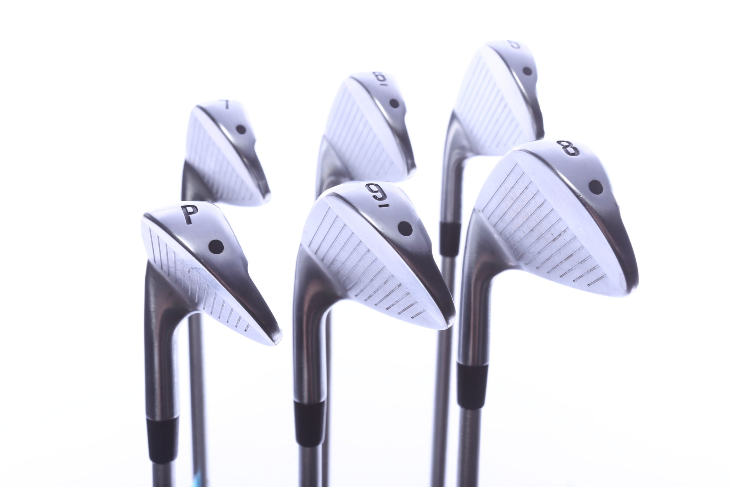 Used Callaway Apex Ti Fusion Plated Iron Set - Right-Handed - 5-PW - Stiff Flex