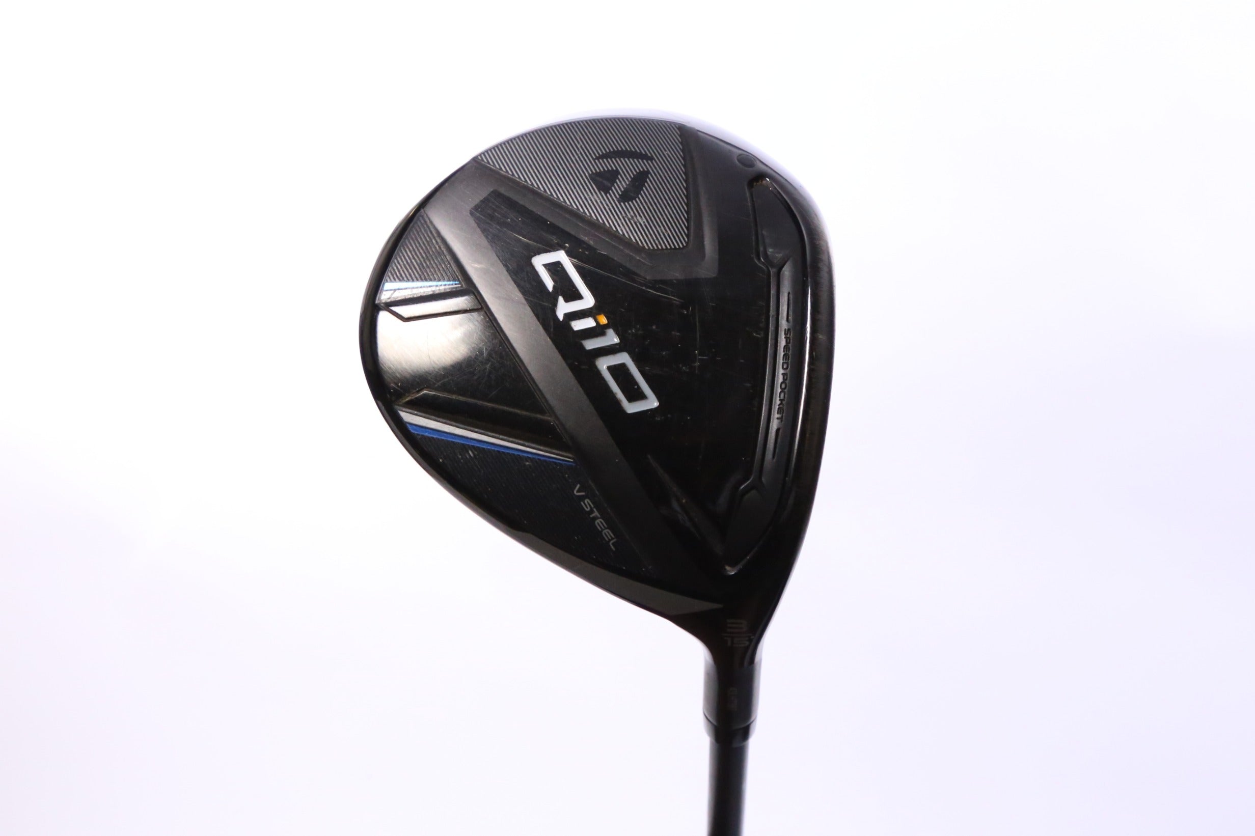 Used TaylorMade Qi10 3-Wood - Right-Handed - 15 Degrees - Extra Stiff Flex