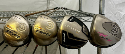 Wholesale Lot of 20 Golf Clubs - Cleveland Drivers & TaylorMade Fairway Woods-Next Round