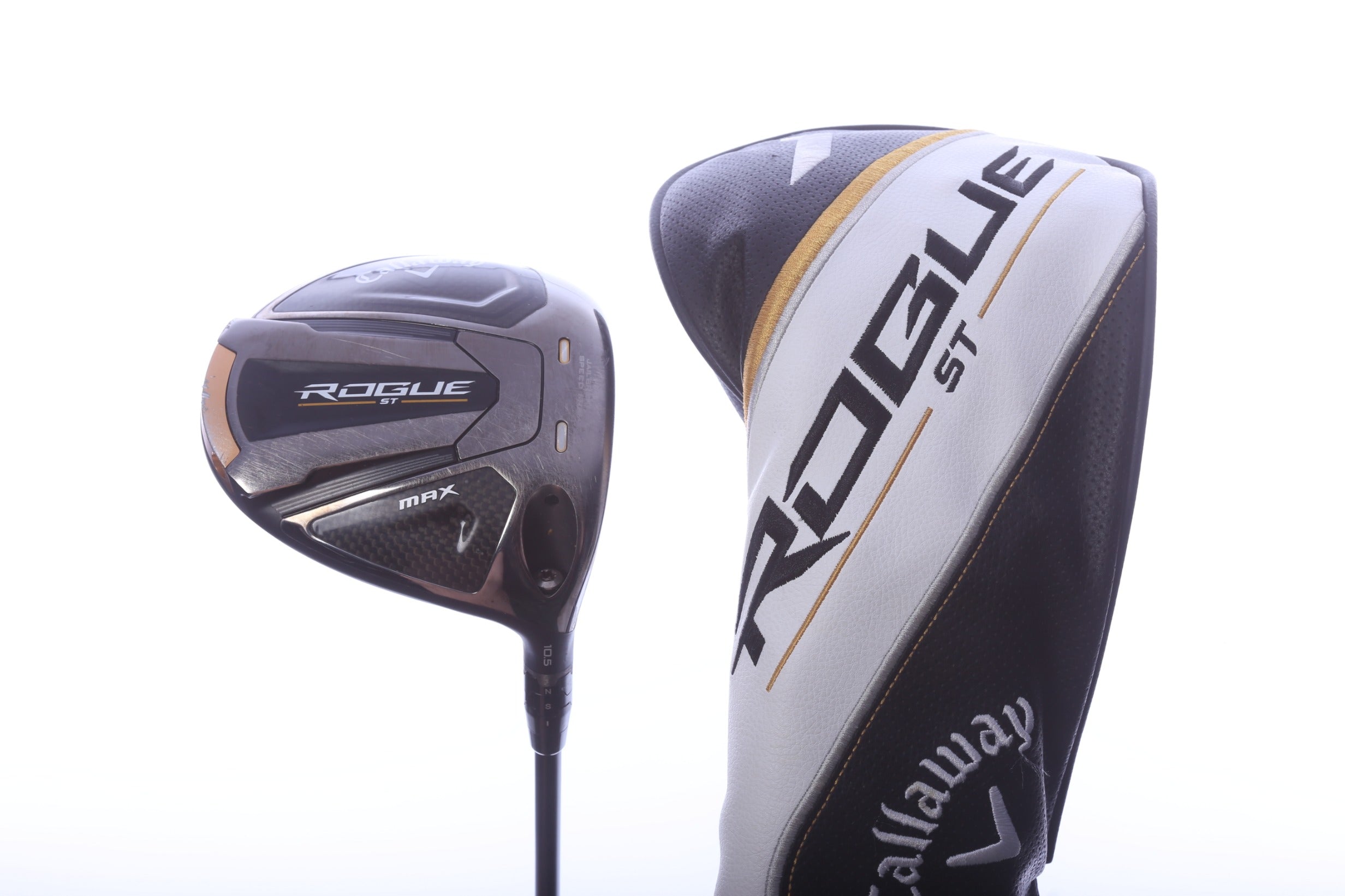 Used Callaway Rogue ST MAX Driver - 10.5 Degrees - Regular Flex Mitsubishi Helium - Right-Handed