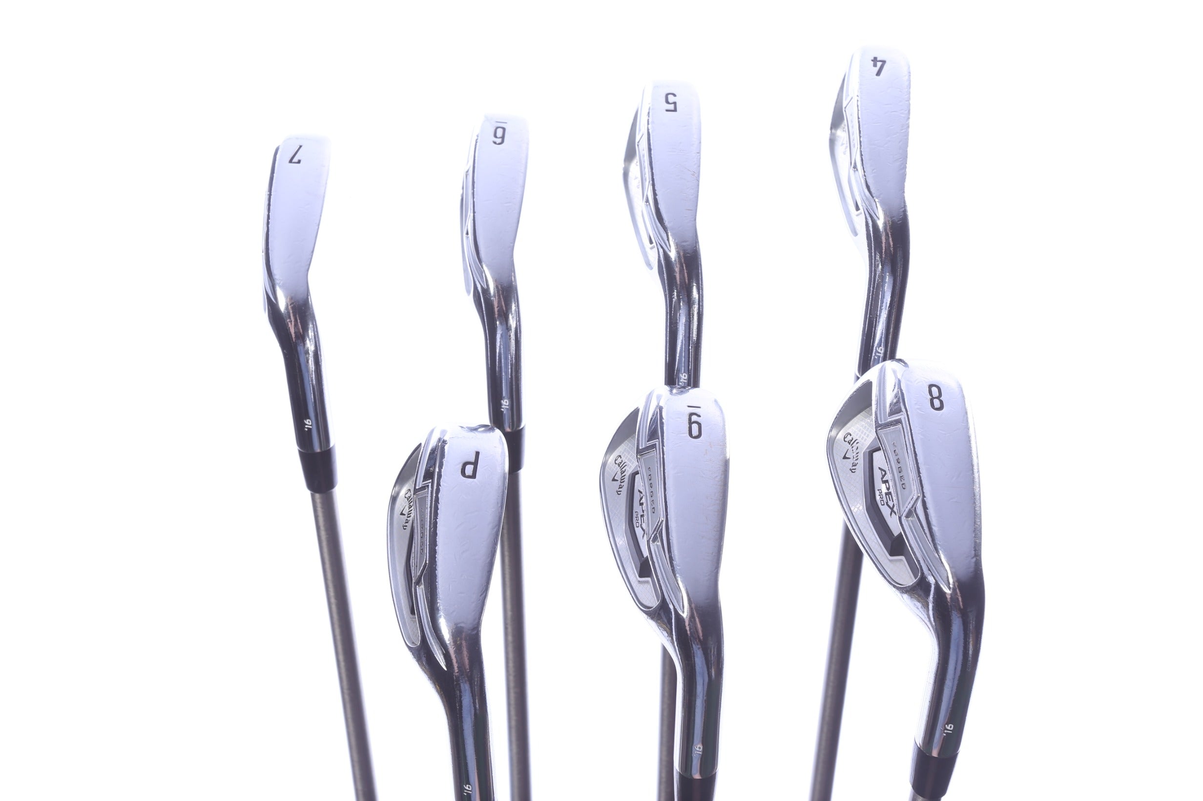 Used Callaway Apex Pro 16 Iron Set - Right-Handed - 4-PW - Stiff Flex