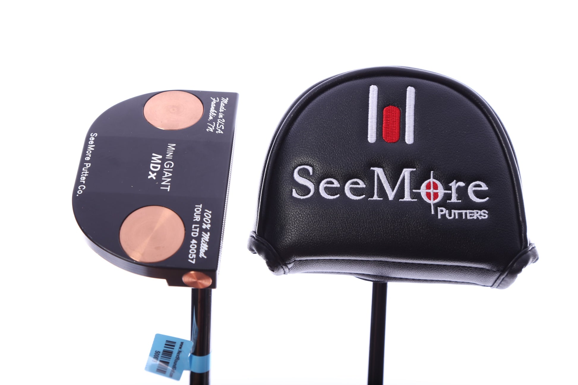 Used See More Black Mini Giant MDX Putter - Right-Handed - 34.5 in - Mallet-Next Round