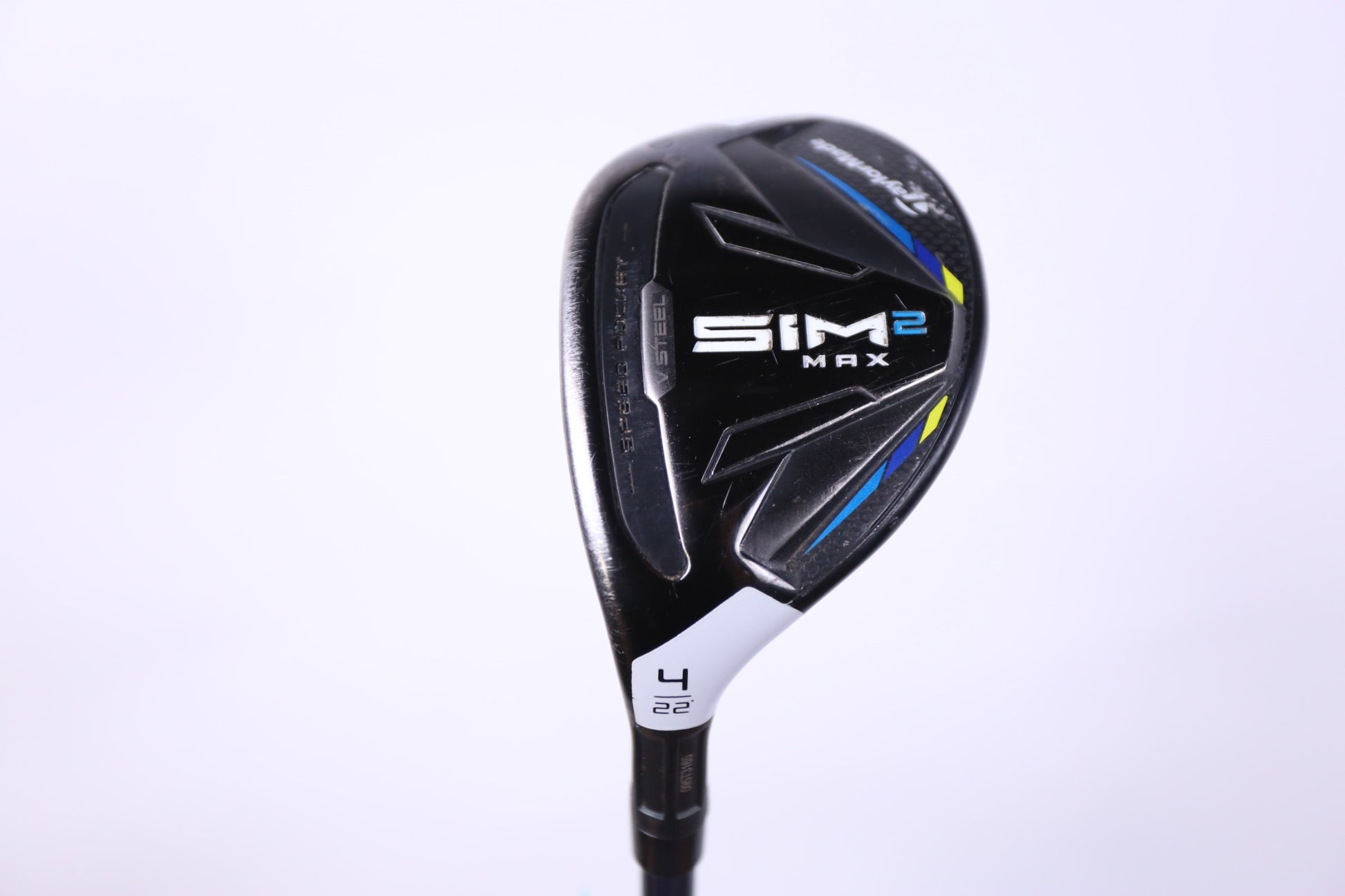 Used TaylorMade SIM2 Rescue 4H Hybrid - Left-Handed - 22 Degrees - Stiff Flex-Next Round