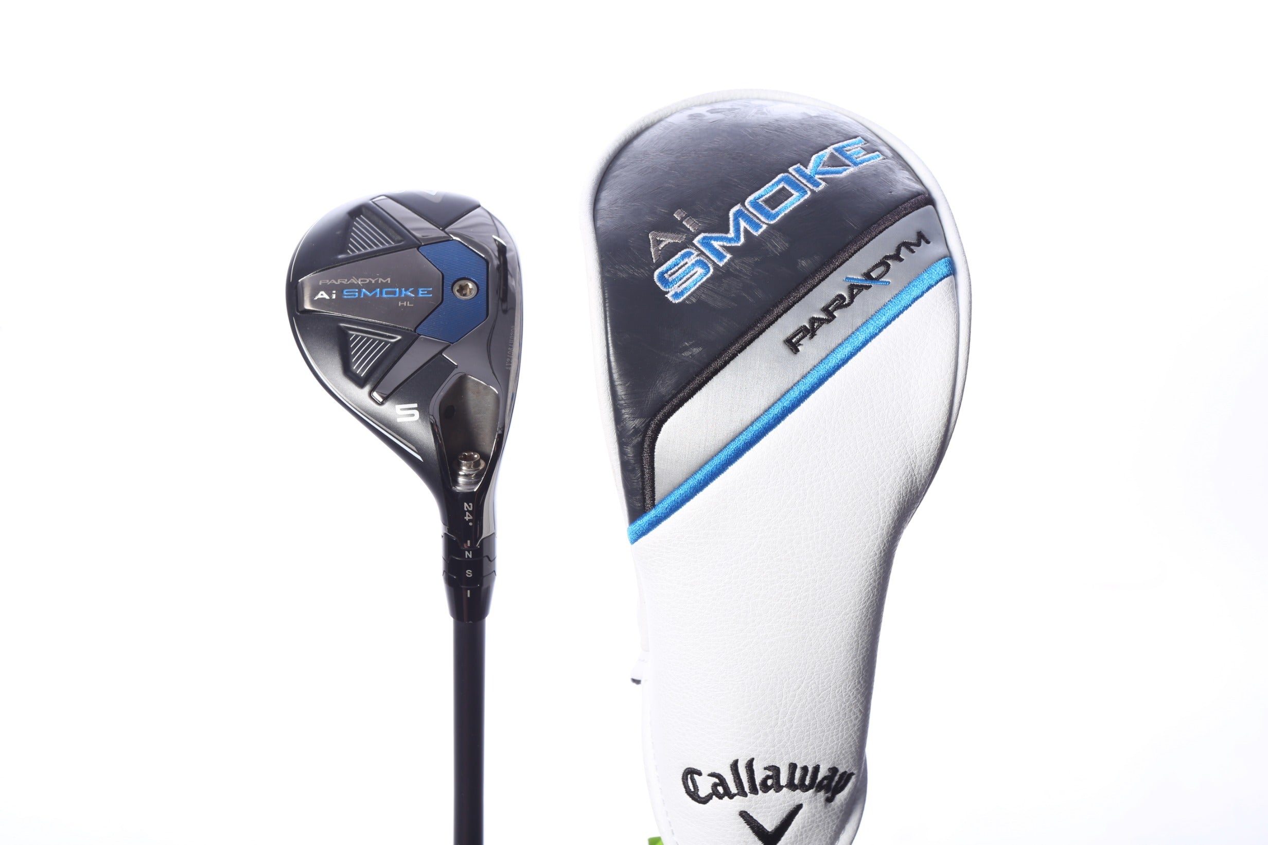 Used Callaway Paradym Ai Smoke HL 5H Hybrid - Right-Handed - 24 Degrees - Regular Flex-Next Round