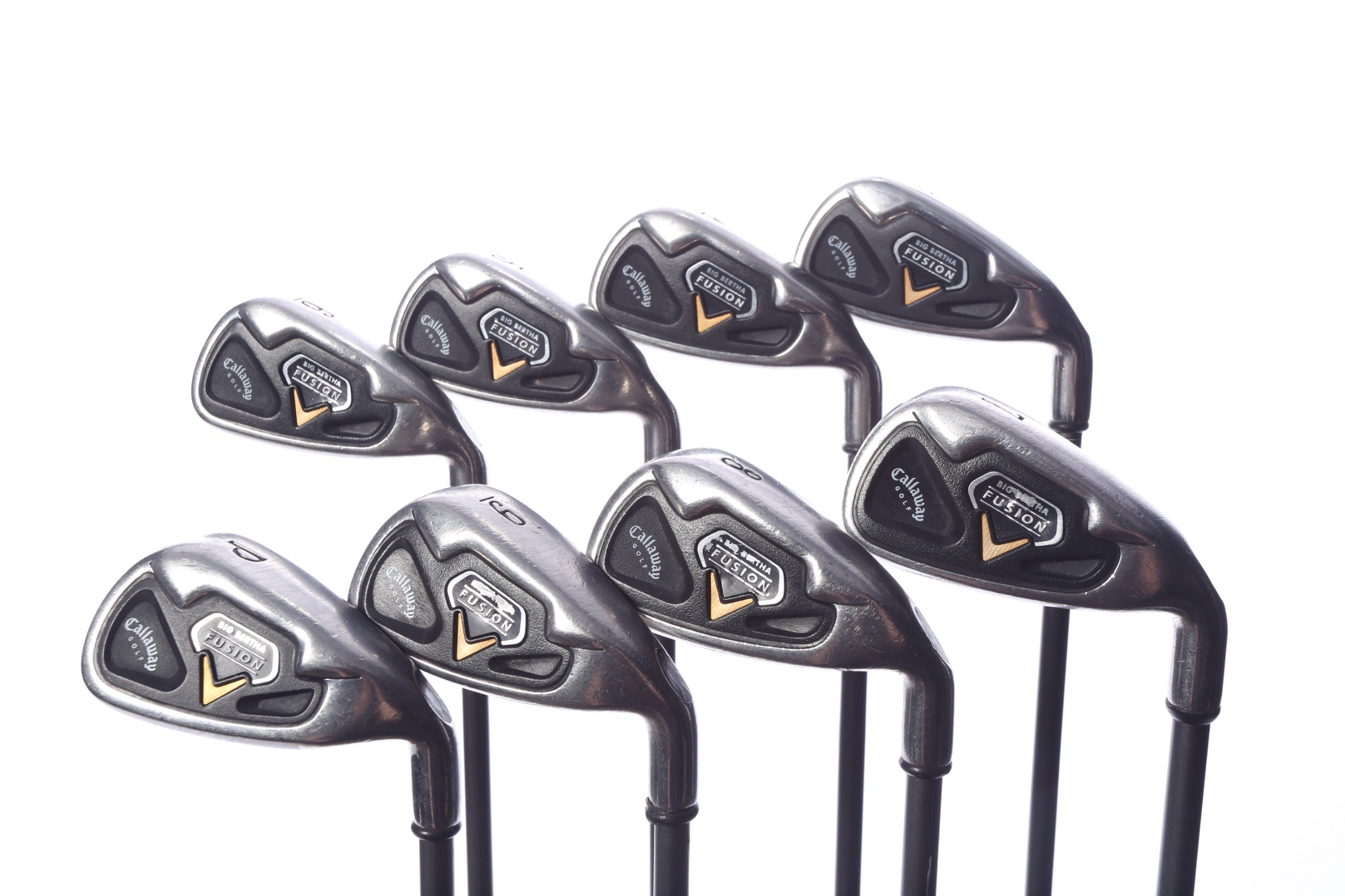 Used Callaway Big Bertha Fusion Iron Set - Right-Handed - 3-PW - Regular Flex