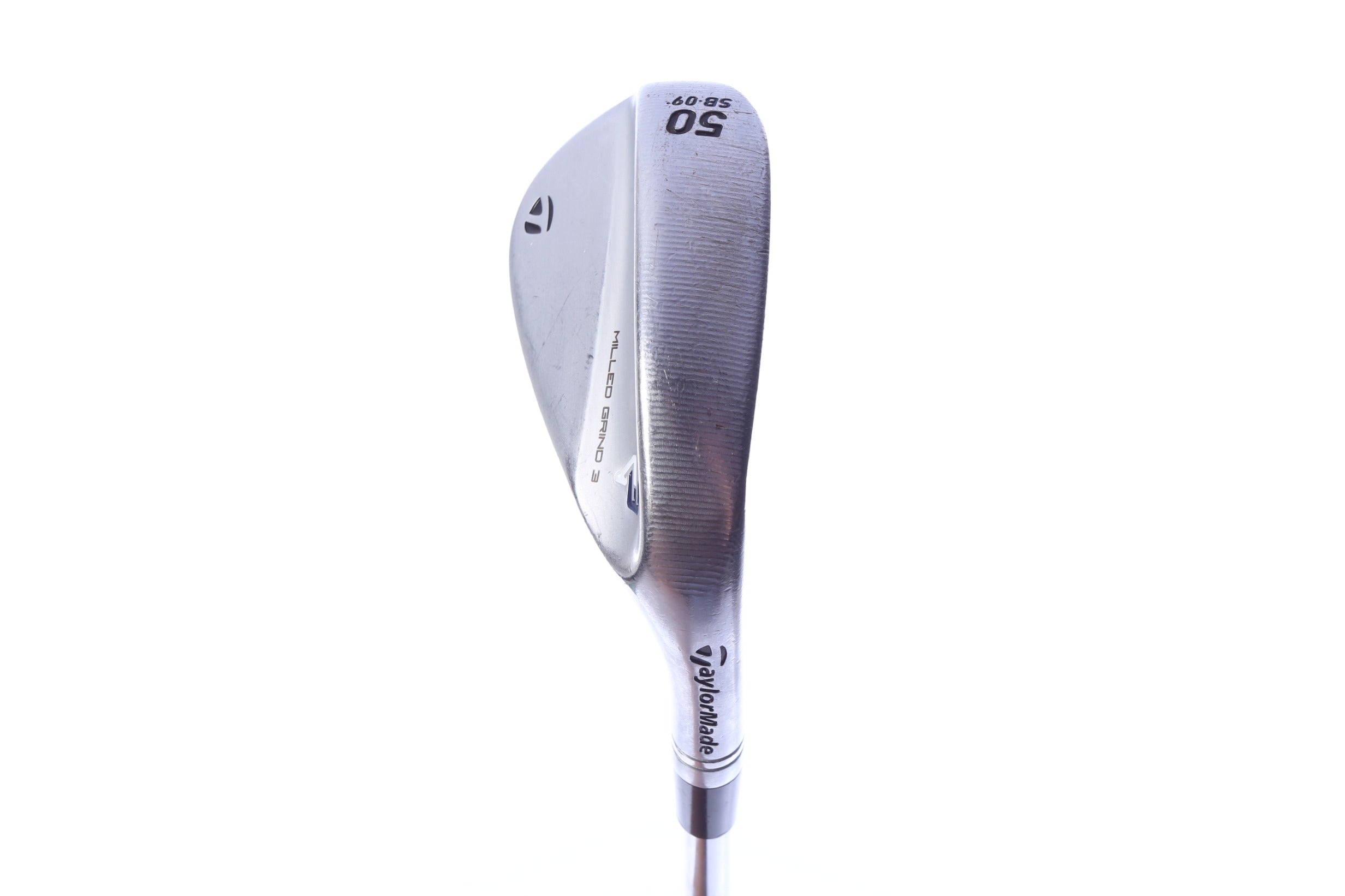 Used TaylorMade Milled Grind 3 Chrome Approach Wedge - Right-Handed - 50 Degrees - Stiff Flex
