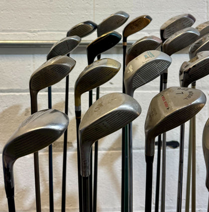 Wholesale Lot of 40 Golf Clubs - Assorted Fairway Woods - RH/LH - Mixed Flexes-Next Round