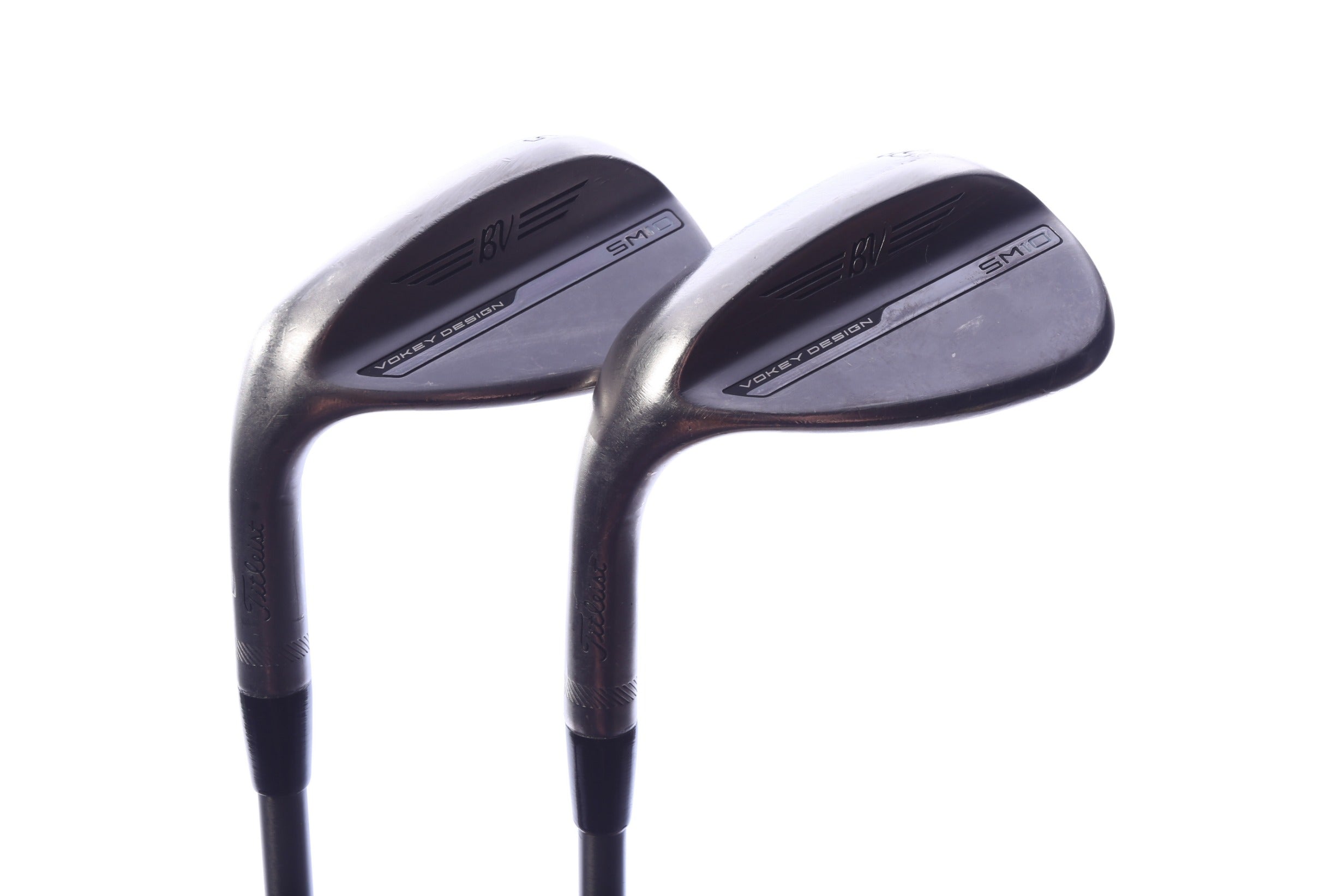 Used Titleist Vokey SM10 Nickel Wedge Set - Left-Handed - 54*, 58* - Wedge Flex