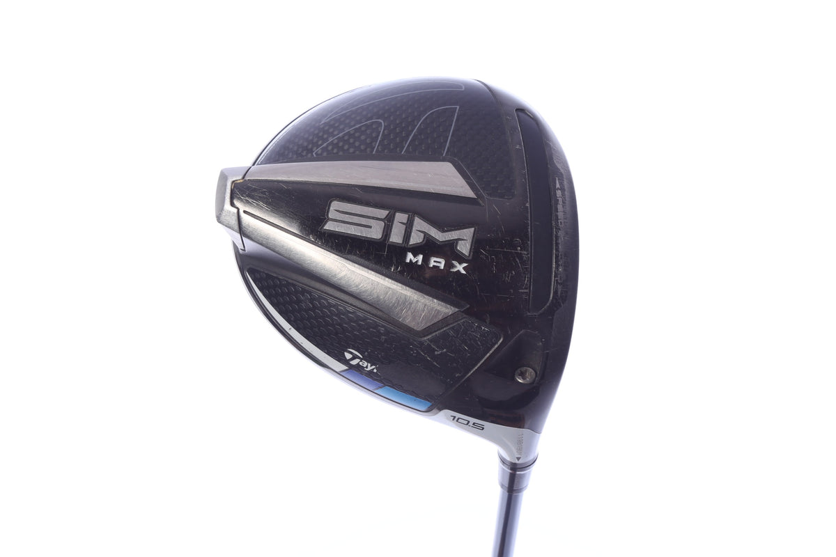 Used TaylorMade SIM MAX Driver - 10.5 Degrees - Stiff Flex Fujikura Ventus Blue - Right-Handed
