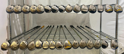 Wholesale Lot of 30 Golf Clubs - Fairway Woods - Assorted Flex-Next Round