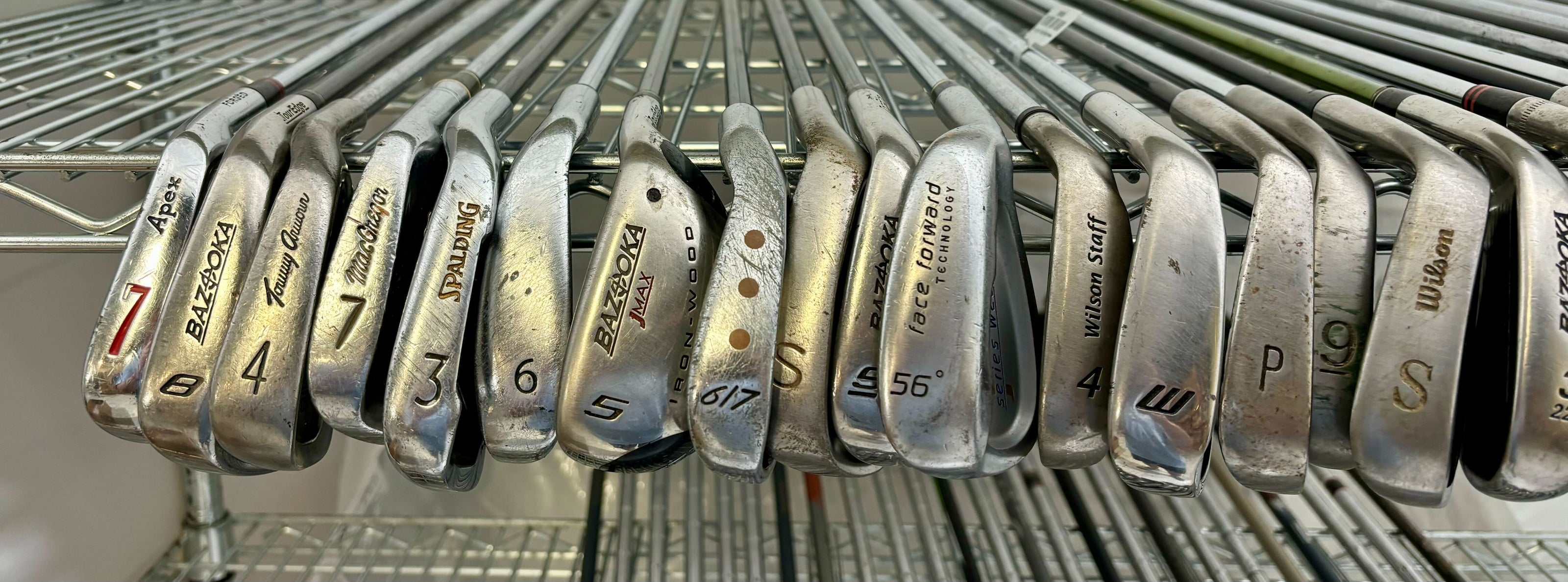 Wholesale Lot of 50 Golf Clubs - Assorted Irons and Wedges-Next Round