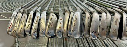 Wholesale Lot of 50 Golf Clubs - Assorted Irons and Wedges-Next Round