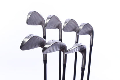 Used Stix All Black Iron Set - Left-Handed - 5-PW, 56  - Stiff Flex