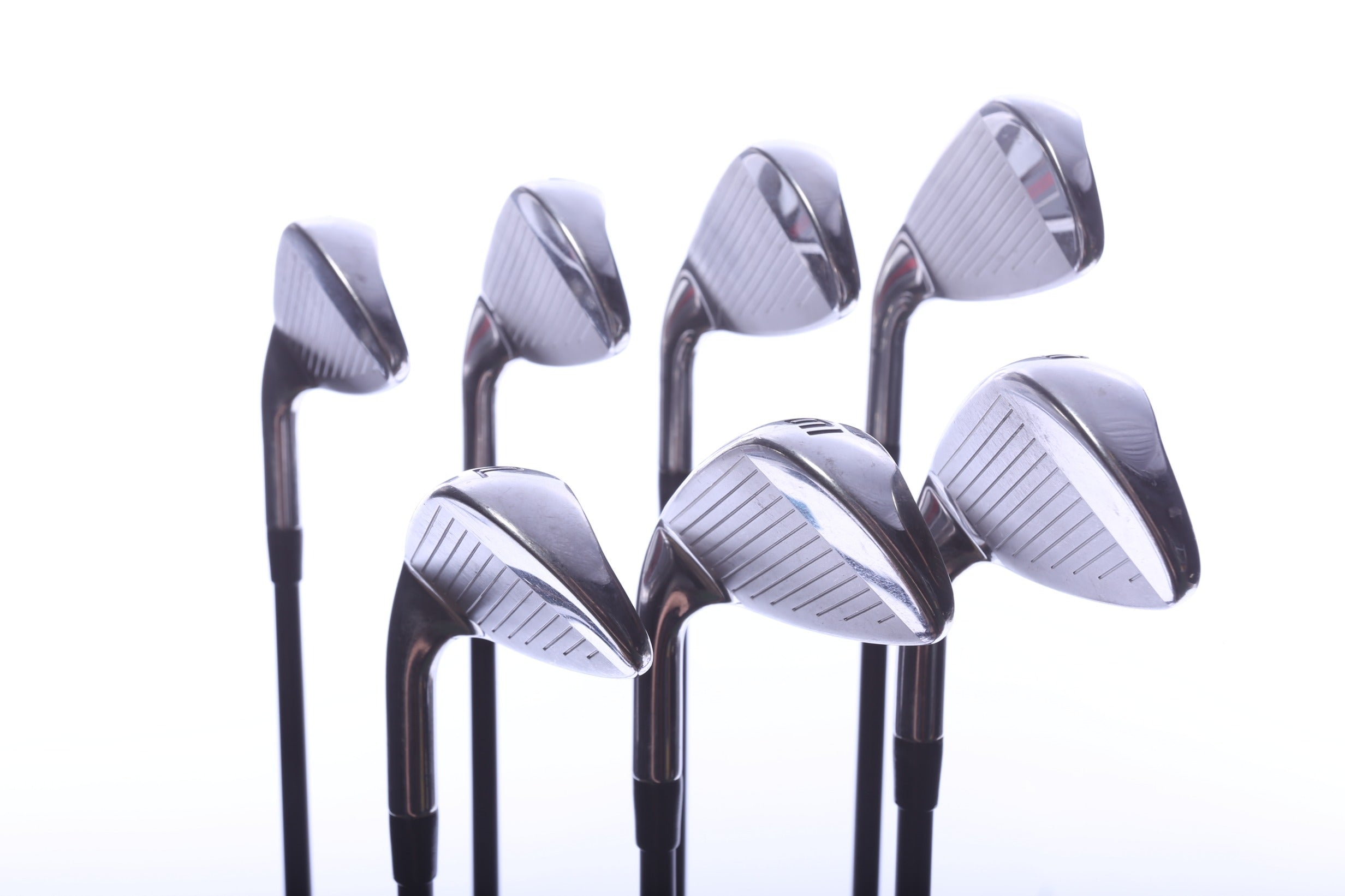 Used Wilson Dynapwr Iron Set - Right-Handed - 4-PW - Stiff Plus Flex