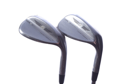 Used Titleist Vokey SM9 Tour Chrome Wedge Set - Right-Handed - 56*, 60* - Wedge Flex-Next Round