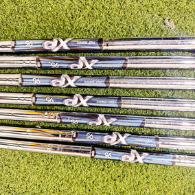 Lot of 7 Golf Shafts - Various Lengths, Flexes, and Brands-Next Round