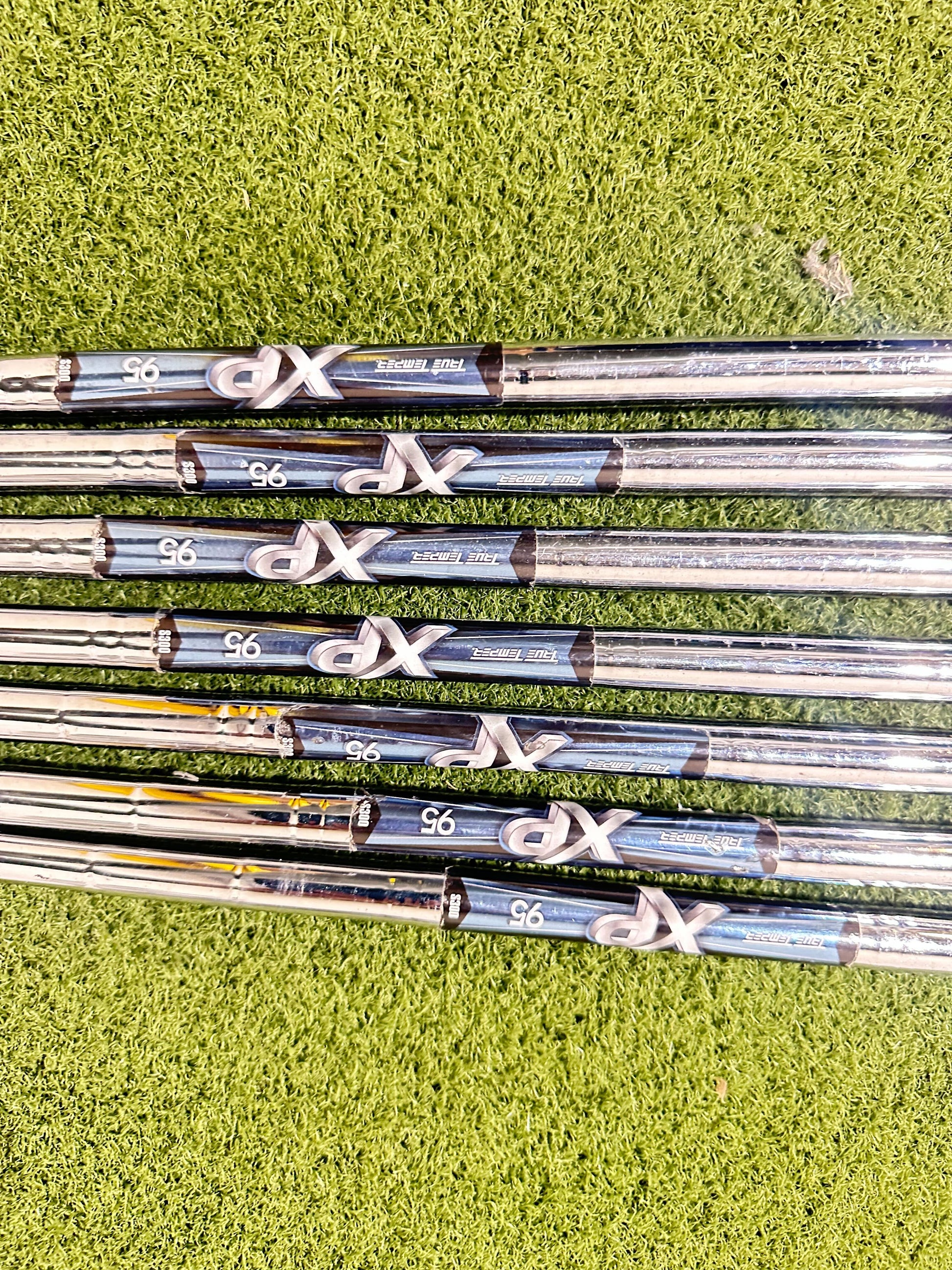Lot of 7 Golf Shafts - Various Lengths, Flexes, and Brands-Next Round