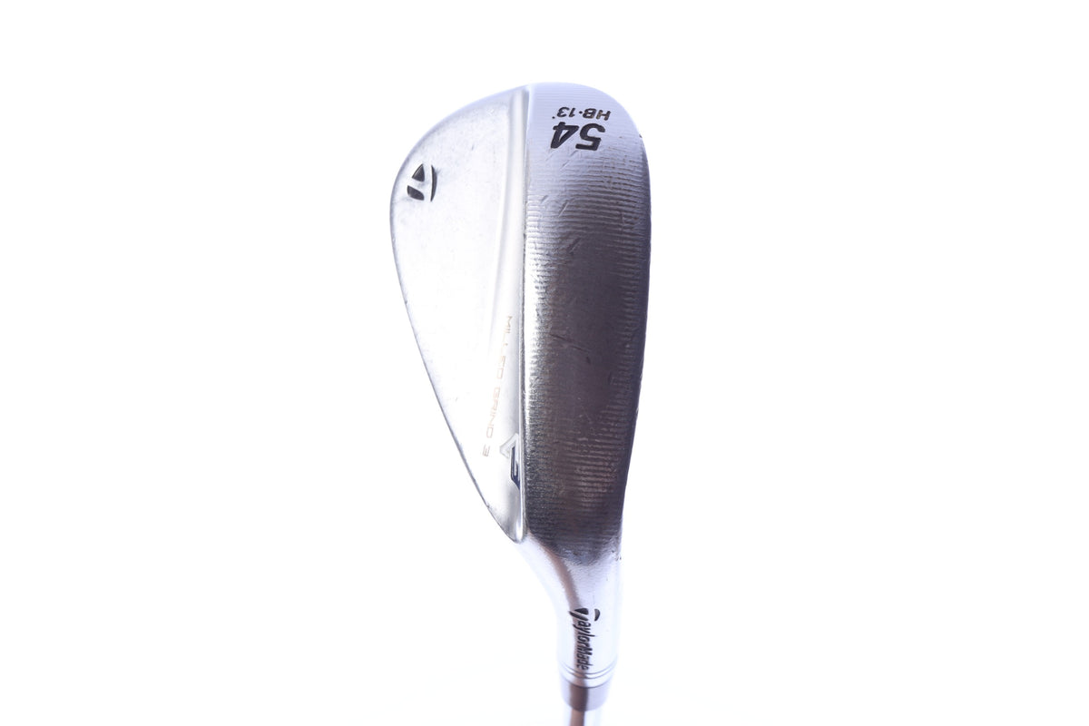 Used TaylorMade Milled Grind 3 Chrome Sand Wedge - Right-Handed - 54 Degrees - Stiff Flex-Next Round