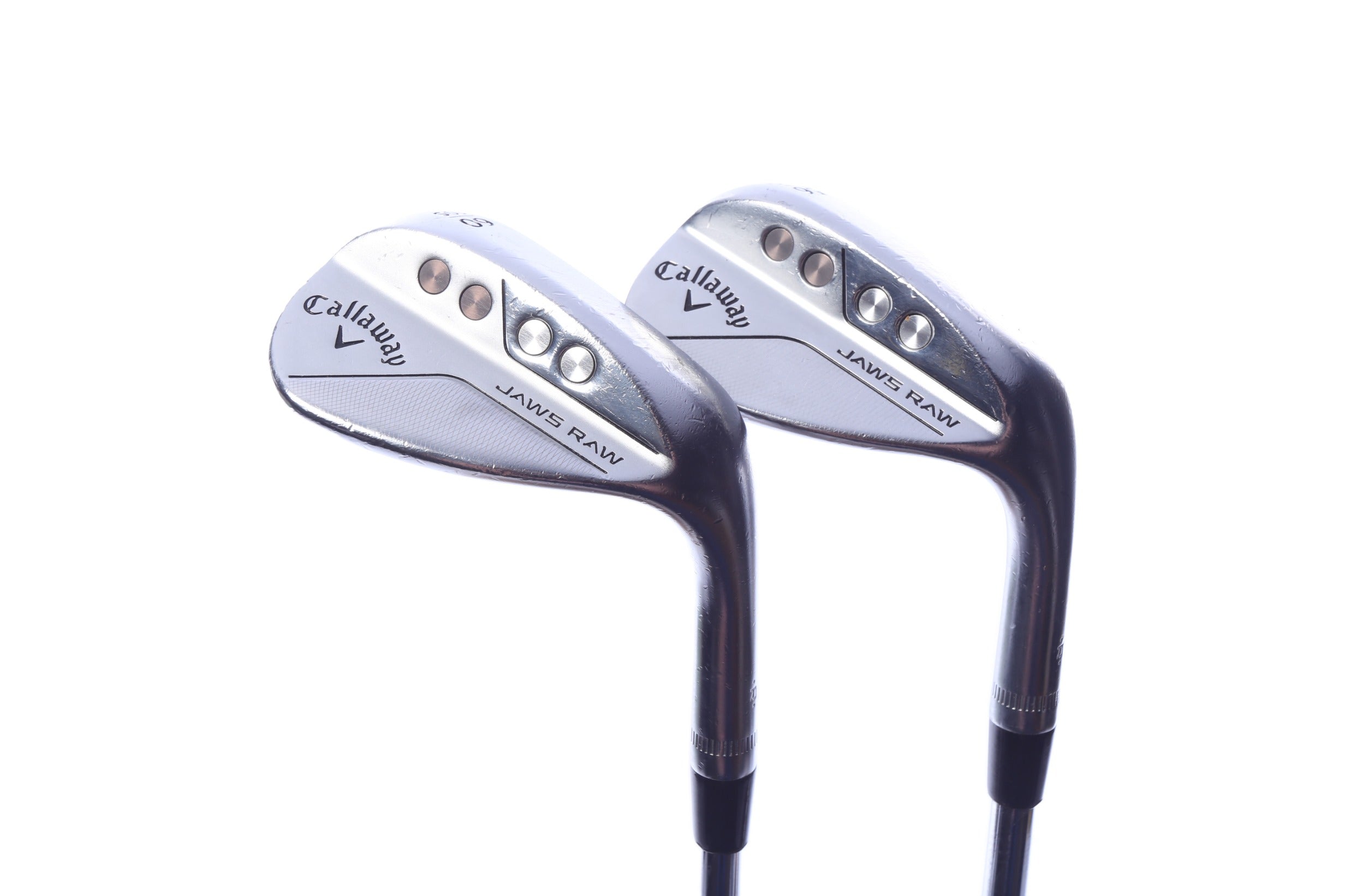 Used Callaway JAWS Forged Raw Wedge Set - Right-Handed - 56*, 60* - Wedge Flex