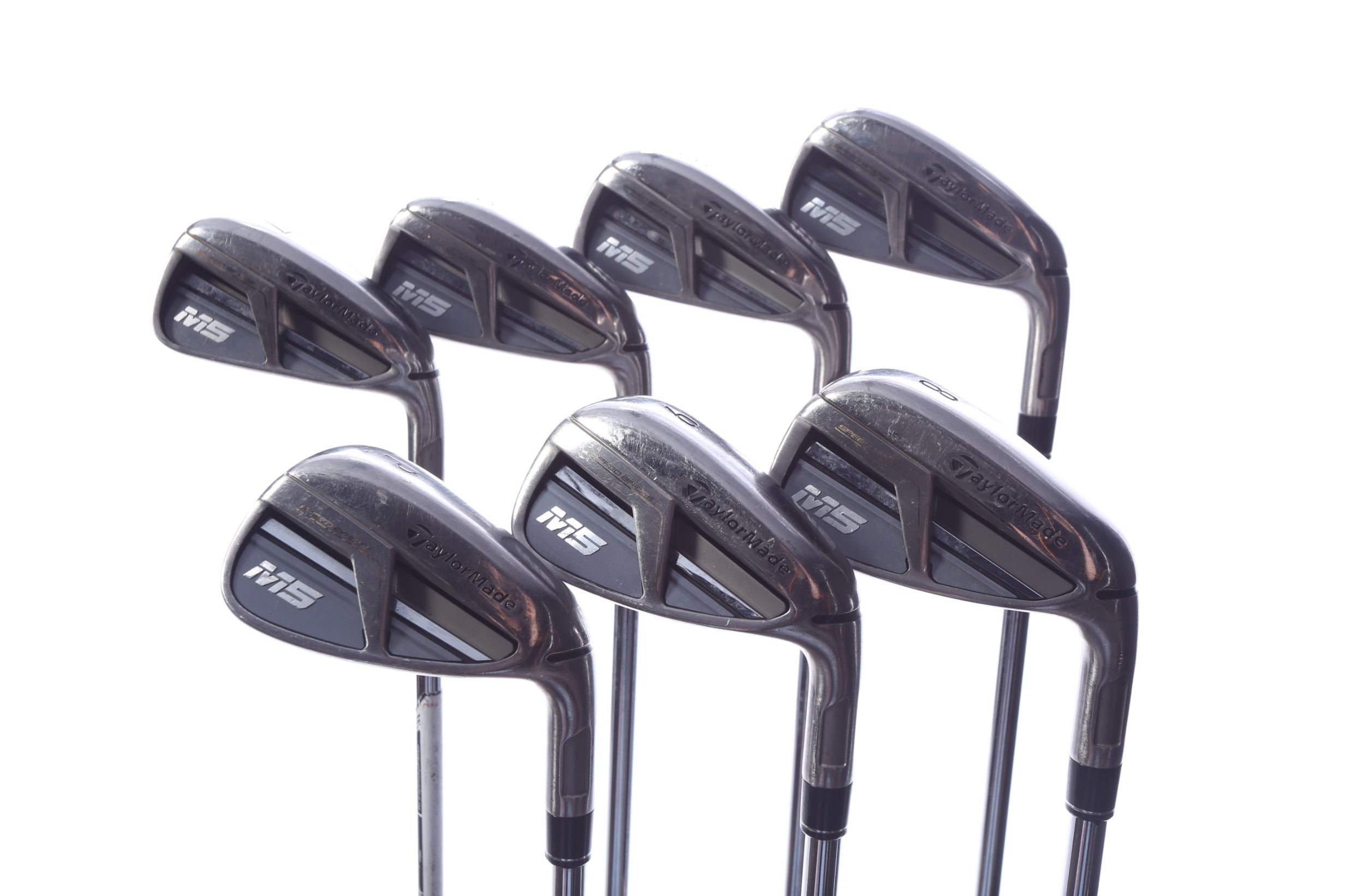 Used TaylorMade M5 Iron Set - Right-Handed - 4-PW - Stiff Flex
