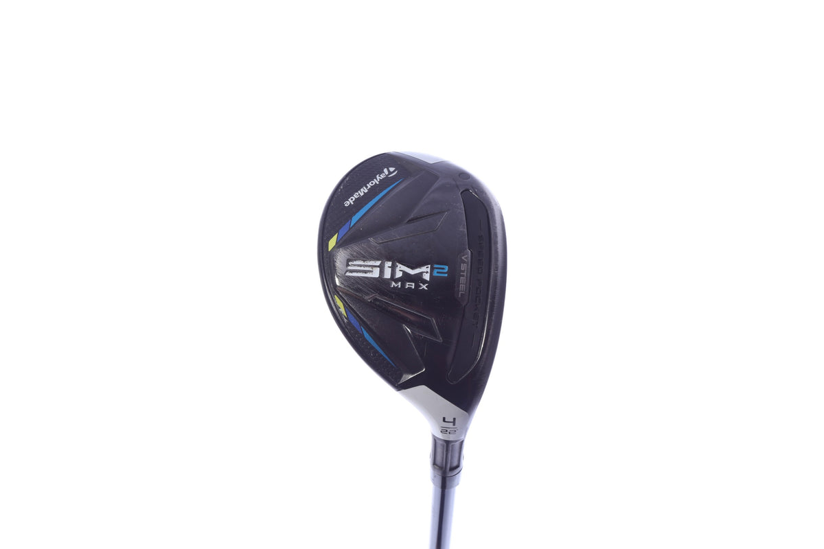 Used TaylorMade SIM2 MAX Rescue 4H Hybrid - Right-Handed - 22 Degrees - Seniors Flex