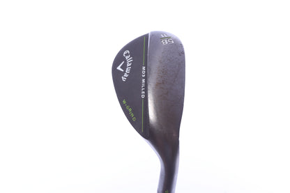 Used Callaway MD3 Milled Black Lob Wedge - Right-Handed - 58 Degrees - Wedge Flex-Next Round