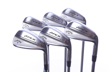 Used Callaway Apex Ti Fusion Plated Iron Set - Right-Handed - 5-PW - Stiff Flex