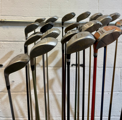 Wholesale Lot of 40 Golf Clubs - Assorted Fairway Woods - RH/LH - Mixed Flexes-Next Round