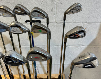 Wholesale Lot of 45 Golf Clubs - Assorted Wedges - RH/LH - Various Flexes-Next Round