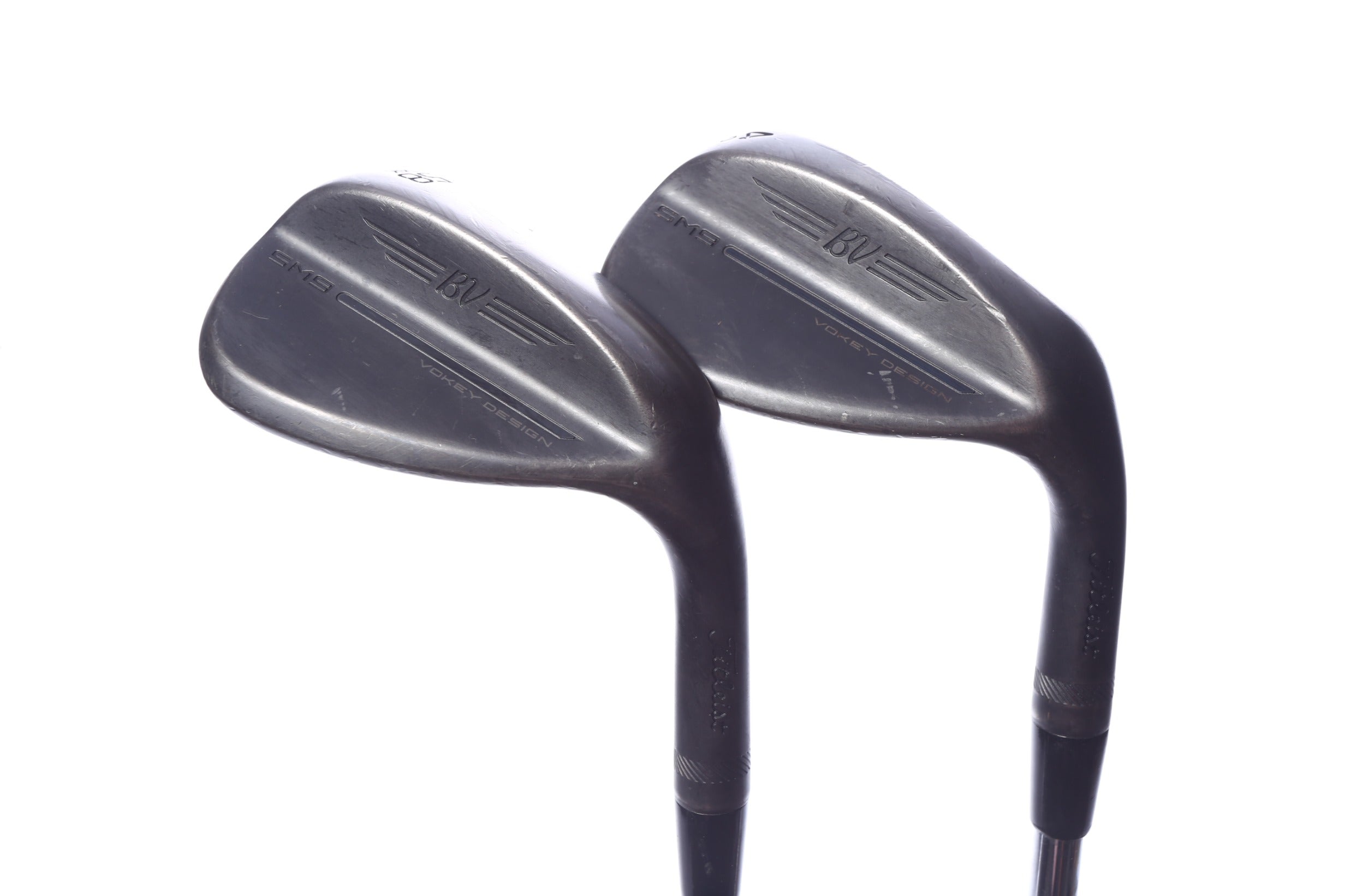 Used Titleist Vokey SM9 Jet Black Wedge Set - Right-Handed - 54*, 58* - Wedge Flex-Next Round