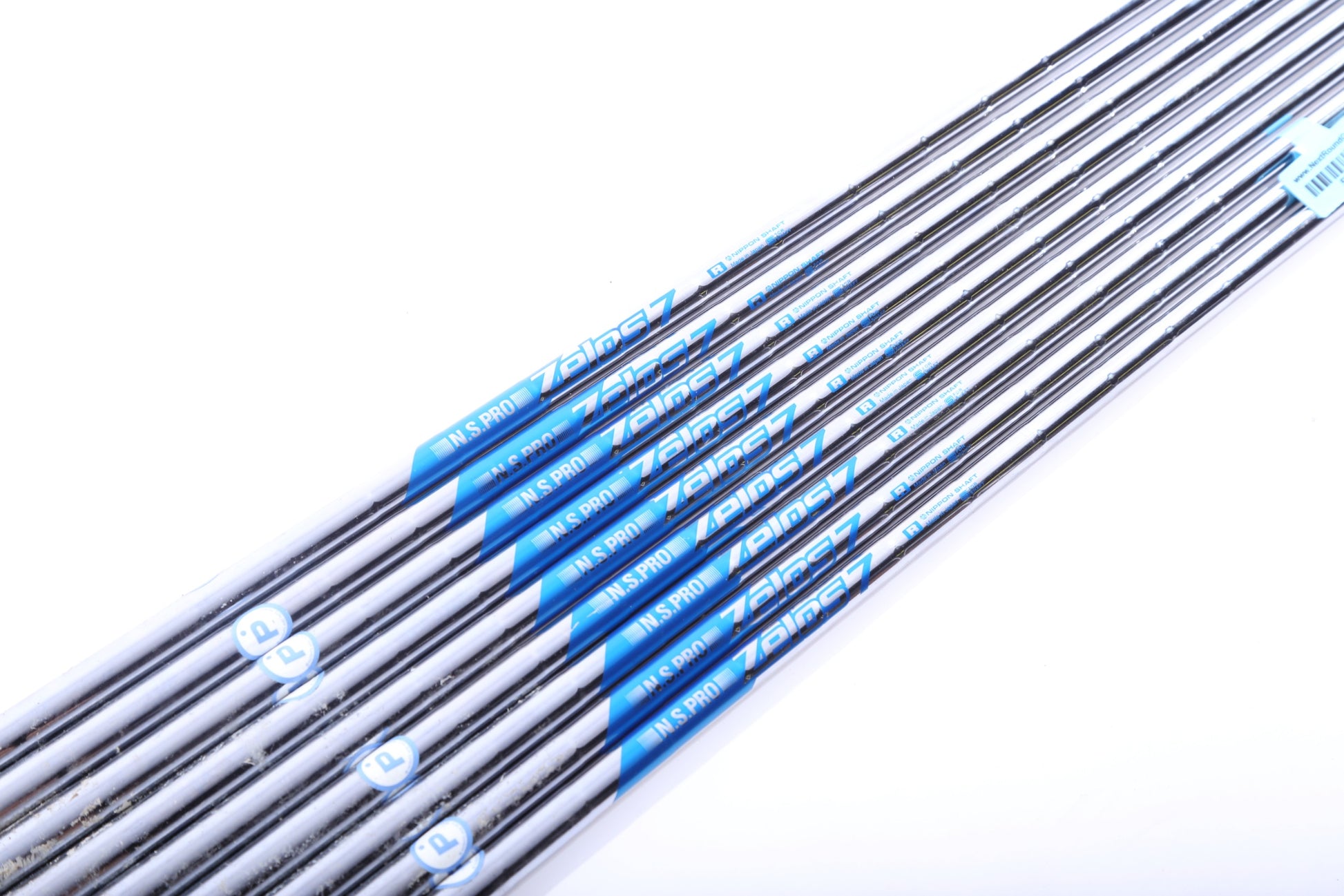 Used Nippon N.S. Pro Zelos 7 Regular Steel Iron Shaft Set 33.5"-36.5"-Next Round