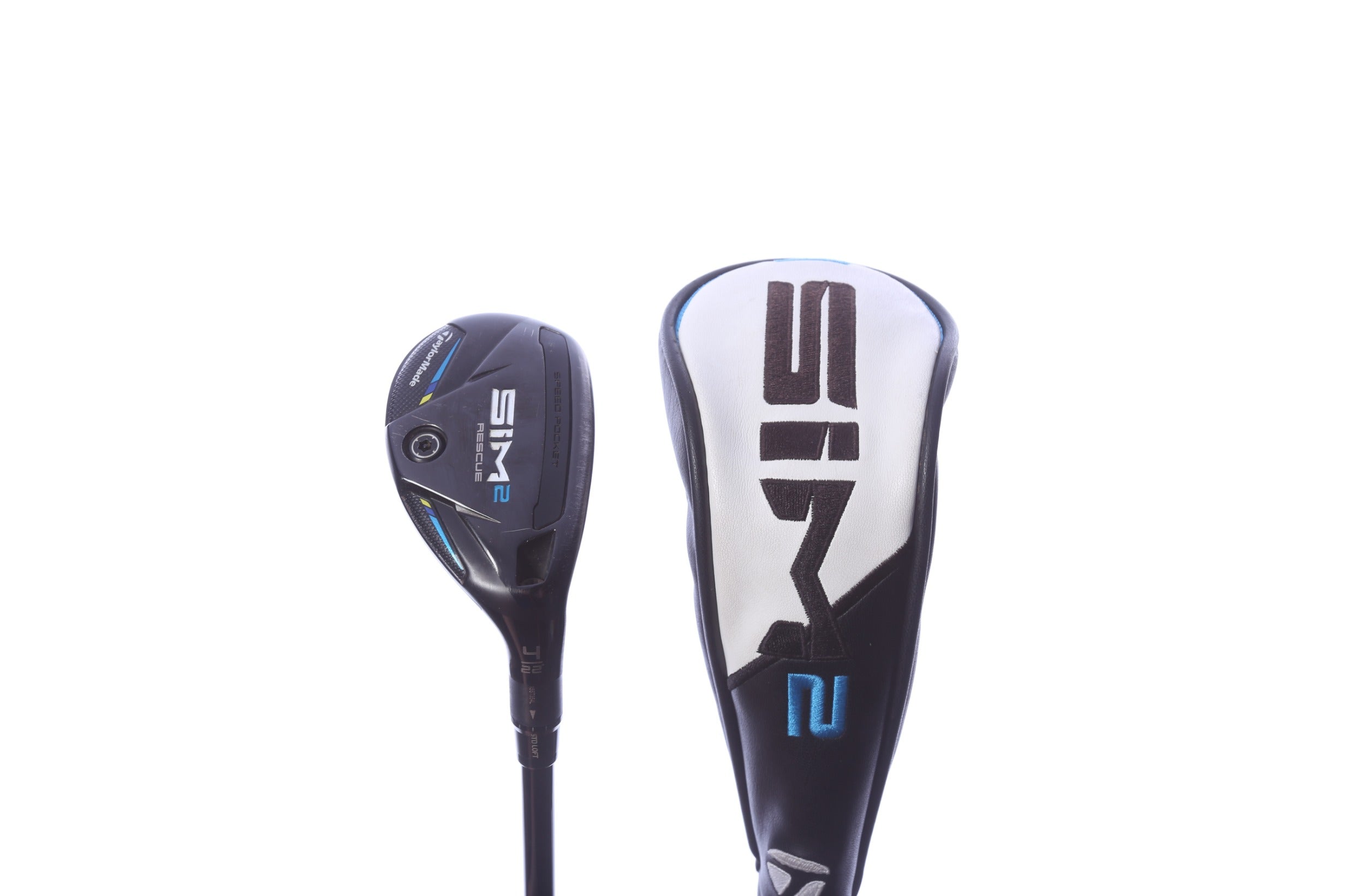 Used TaylorMade SIM2 Rescue 4H Hybrid - Right-Handed - 22 Degrees - Stiff Flex