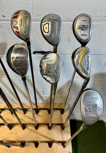 Wholesale Lot of 40 Golf Clubs - Assorted Hybrids-Next Round