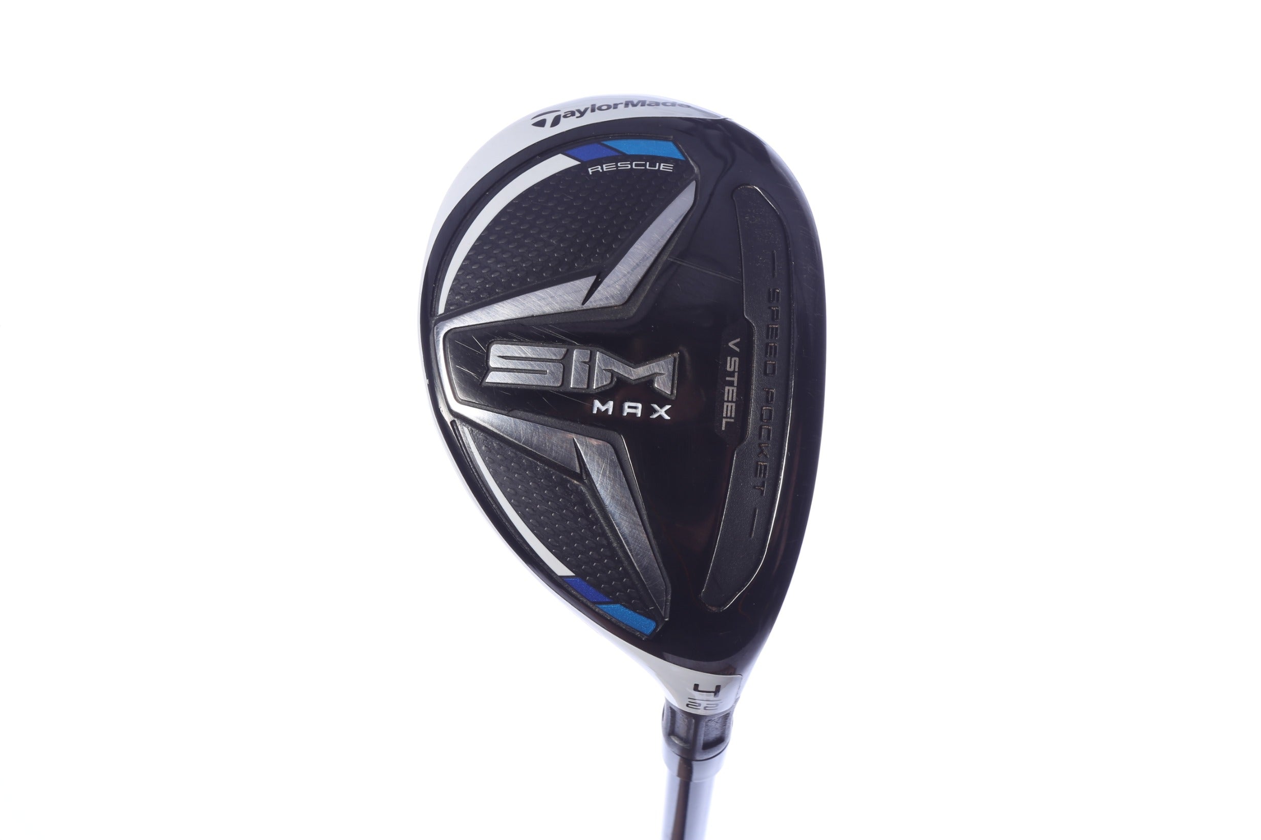 Used TaylorMade SIM MAX 4H Hybrid - Right-Handed - 22 Degrees - Stiff Flex-Next Round