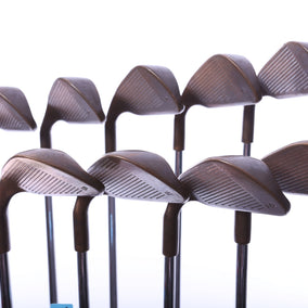 Used Ping Eye 2 Beryllium Copper Iron Set - Right-Handed - 3-PW, SW - Regular Plus Flex-Next Round