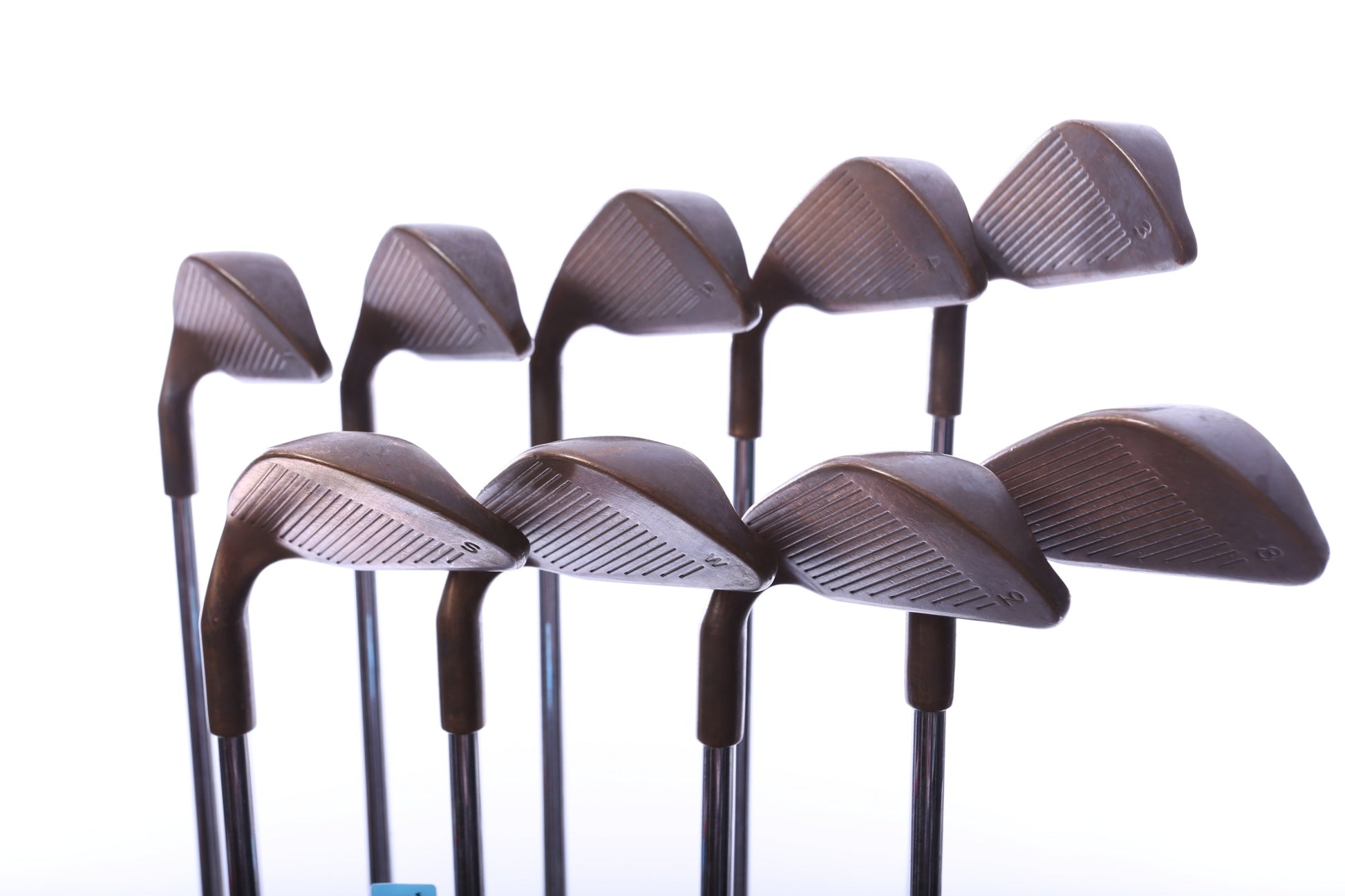 Used Ping Eye 2 Beryllium Copper Iron Set - Right-Handed - 3-PW, SW - Regular Plus Flex-Next Round