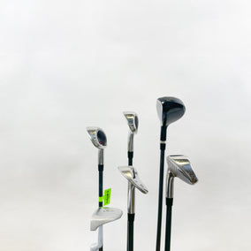 Used MaxFli Black Max Complete Set - Right-Handed - 5, 7, 9, SW, HY, Putter - Youth Flex-Next Round