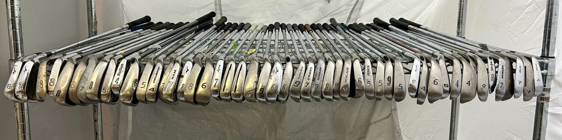 Wholesale Lot of 50 Golf Clubs - Assorted Single Irons-Next Round
