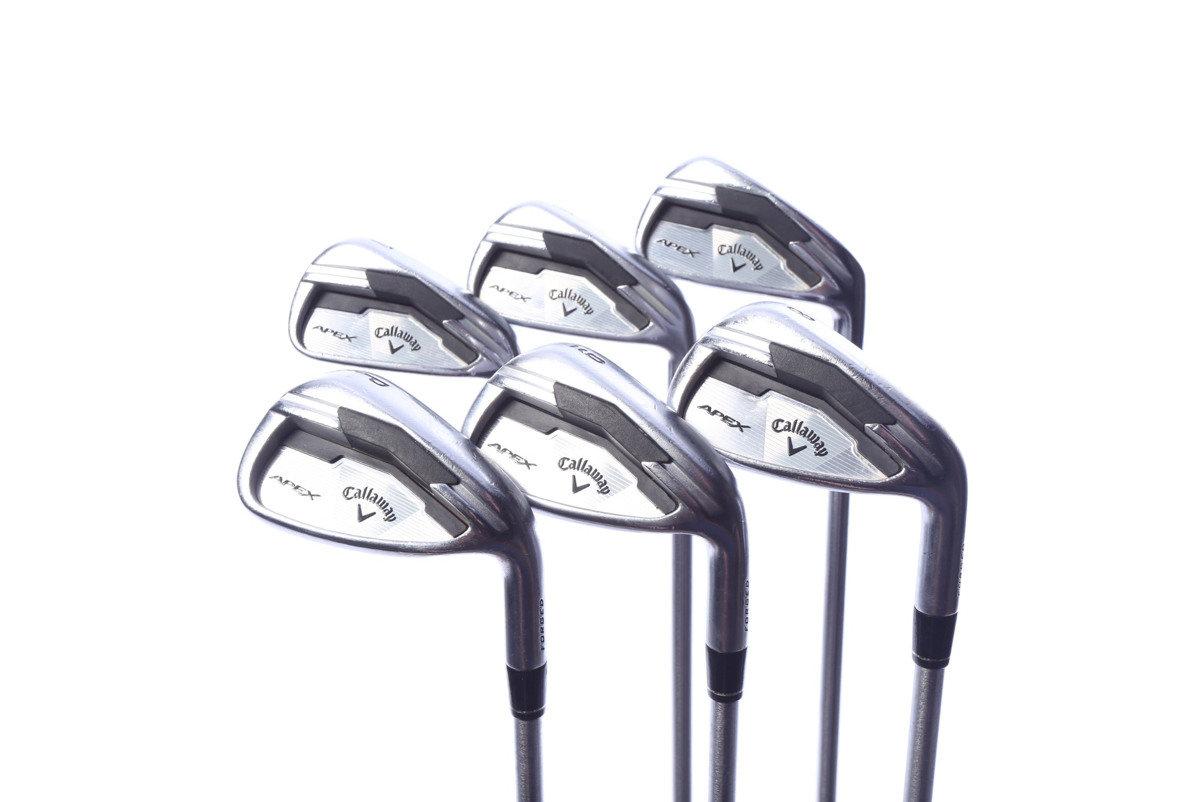 Used Callaway Apex Forged Iron Set - Right-Handed - 5-PW - Stiff Flex