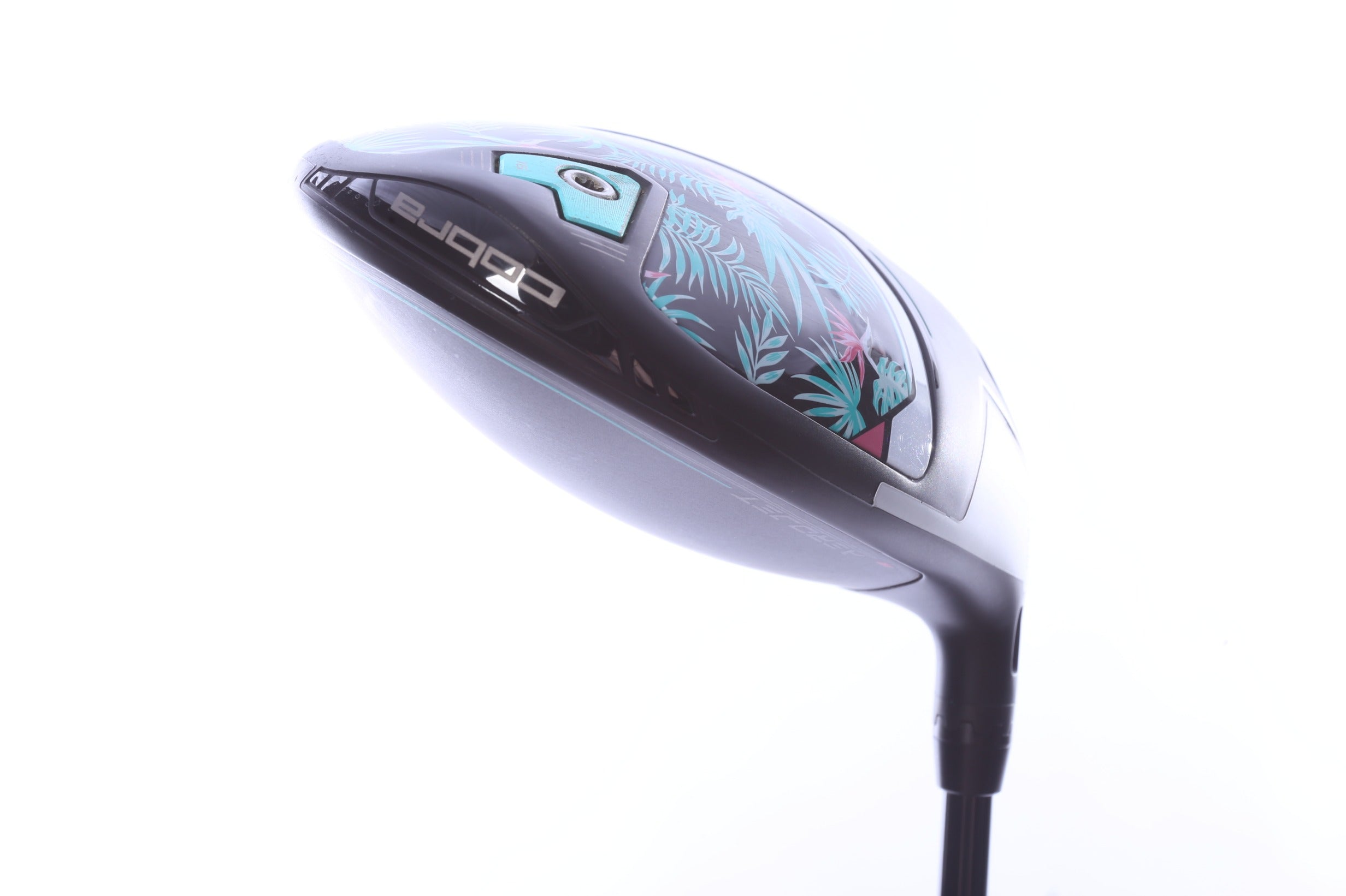 Used Cobra Aerojet Palm Tree Crew Limited Edition Driver - 9 Degrees - Extra Stiff Flex Mitsubishi Tensei AV White - Right-Handed-Next Round
