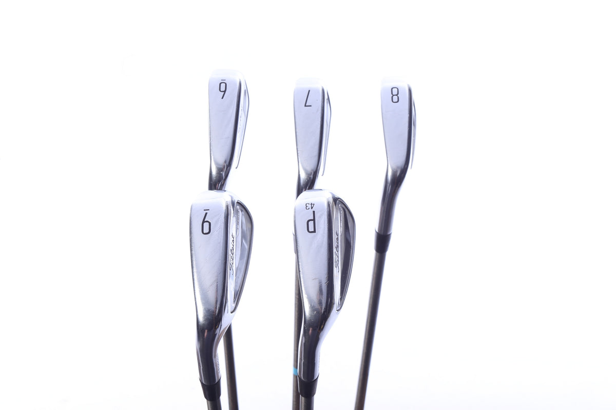 Used Titleist 2023 T350 Iron Set - Left-Handed - 6-PW - Stiff Flex-Next Round